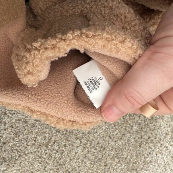 Joe Fresh teddy bear slippers Tan Size S (6-7) Booties - Picture 8 of 8